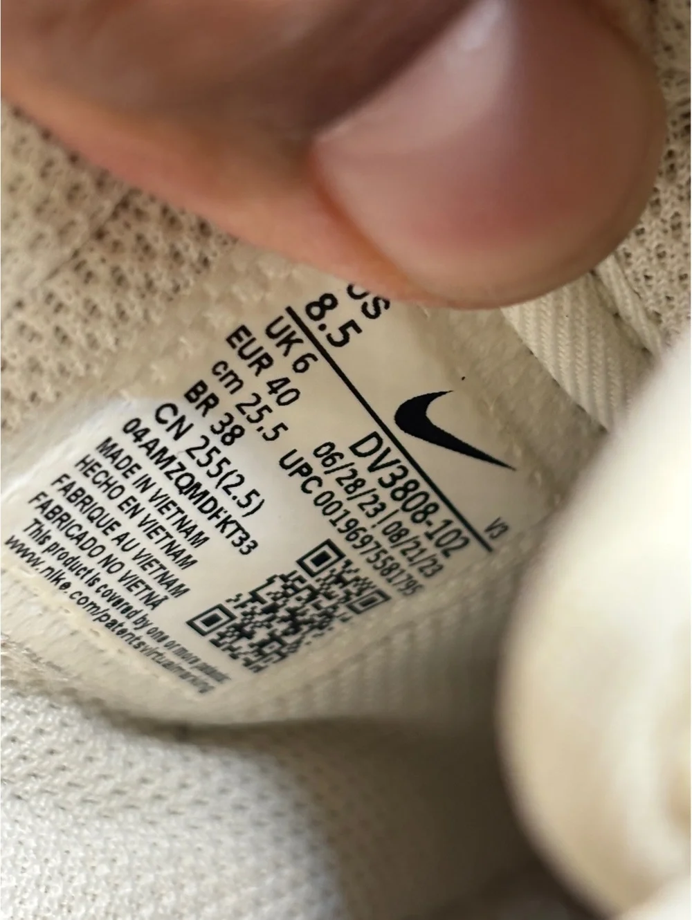 Nike size women’s